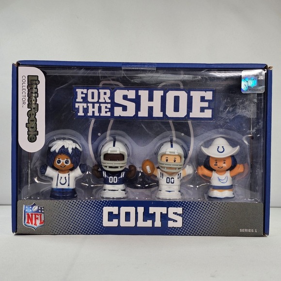 Fisher-Price Other - New Fisher-Price Little People Collector NFL Indianapolis Colts Figure Set HNJ45